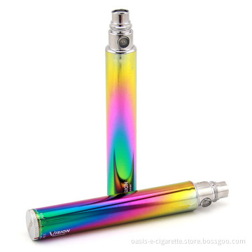Wholesale Top Quality Rainbow Vision Spinner Variable Voltage 650-1300 mAh Battery